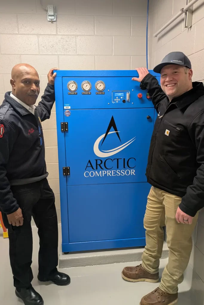 Arctic 1000 Series enclosed compressor side view