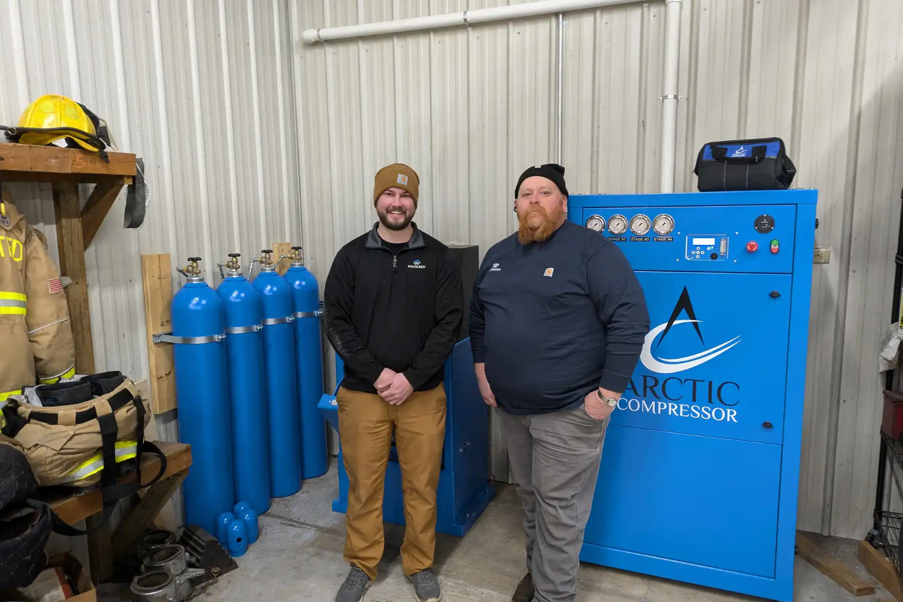 Arctic 1500 Series enclosed compressor side detail