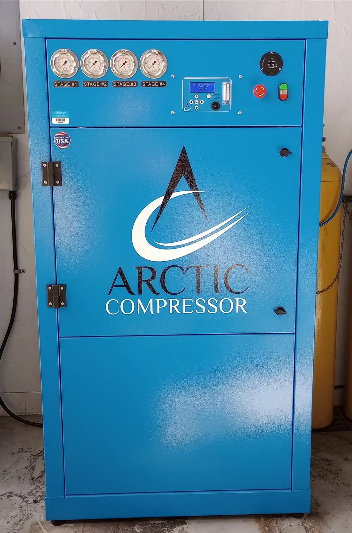Arctic 1500 Series enclosed compressor full cabinet view