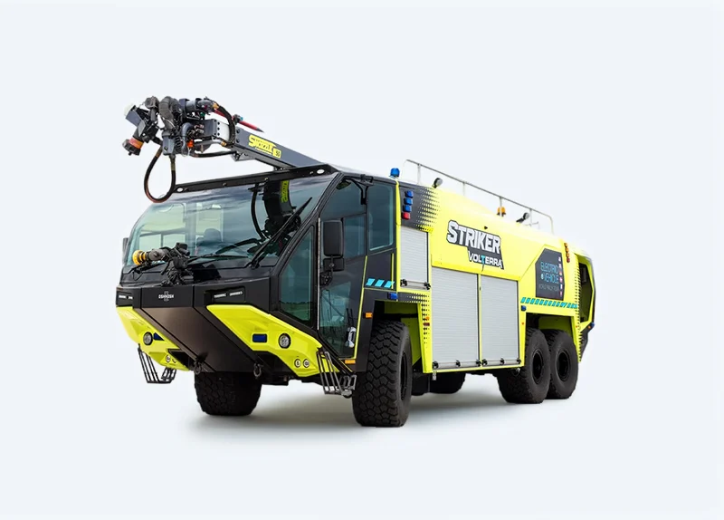 Oshkosh Striker Volterra hybrid ARFF vehicle