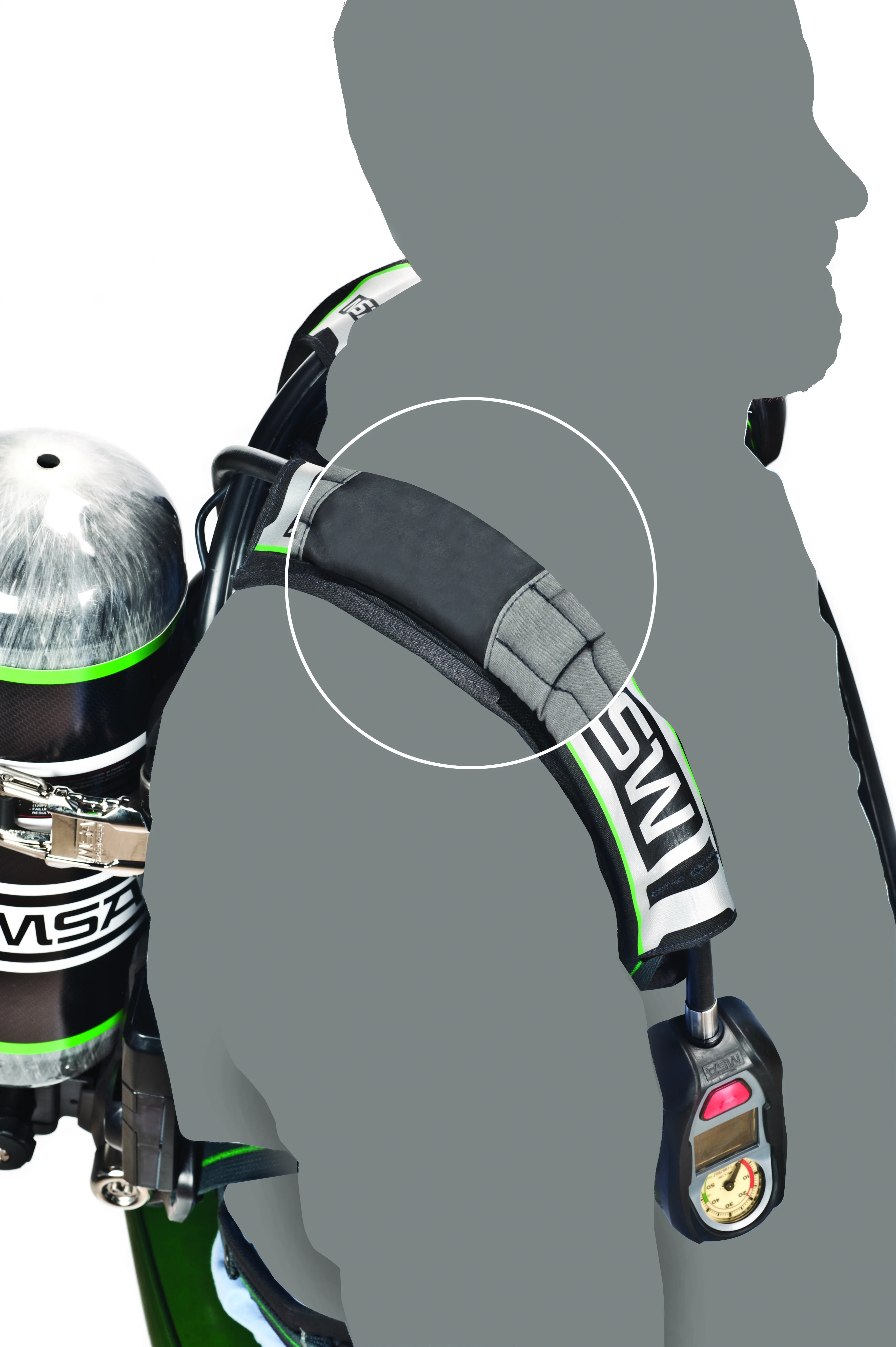 G1 XR friction pad cutaway