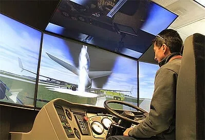 Oshkosh Striker simulator training station