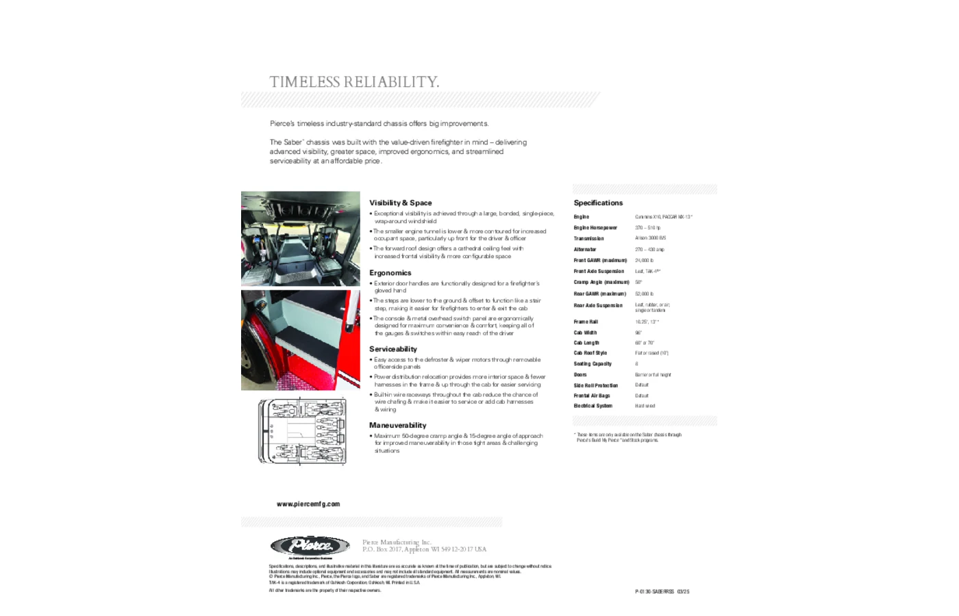 Pierce Saber Chassis