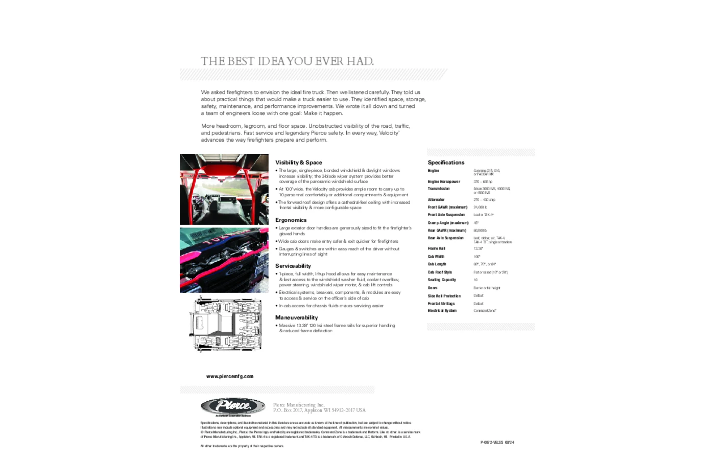 Pierce Velocity Chassis