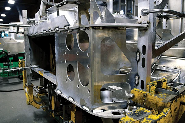 Pierce heavy firewall component