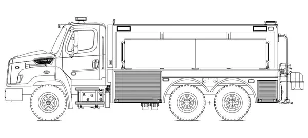 Freightliner Tanker - No Pump House - 42696