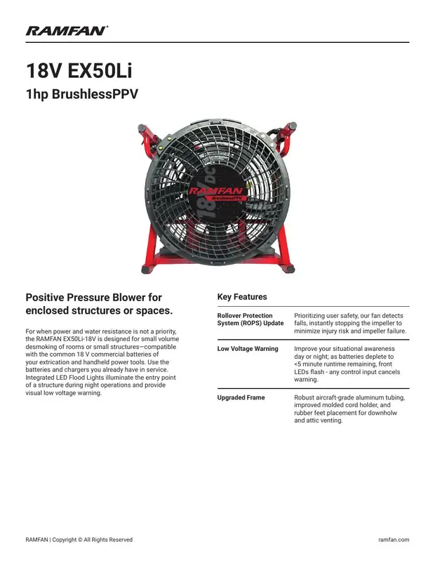 18V RAMFAN Data Sheet.pdf cover