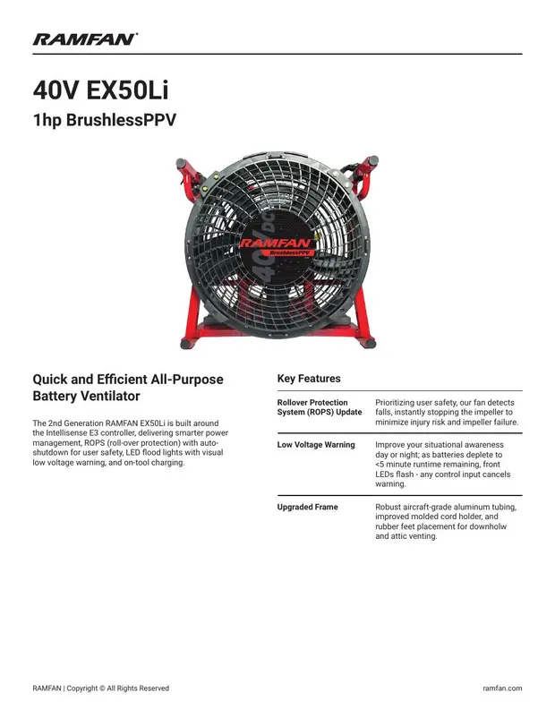 40V RAMFAN Data Sheet.pdf cover