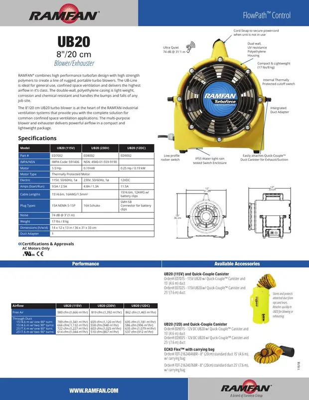 UB20 Data Sheet.pdf cover