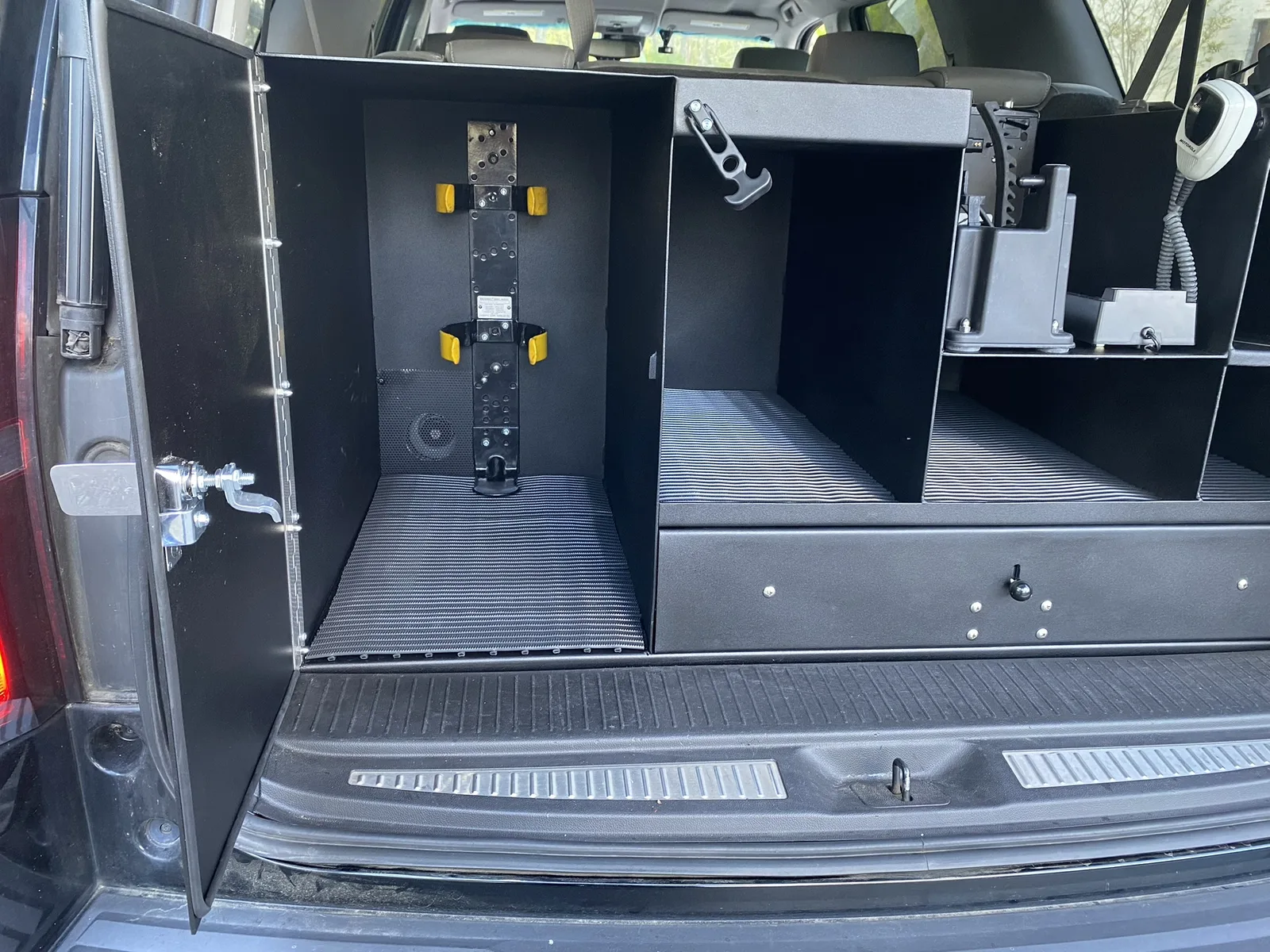 Custom compartment fabrication detail 1