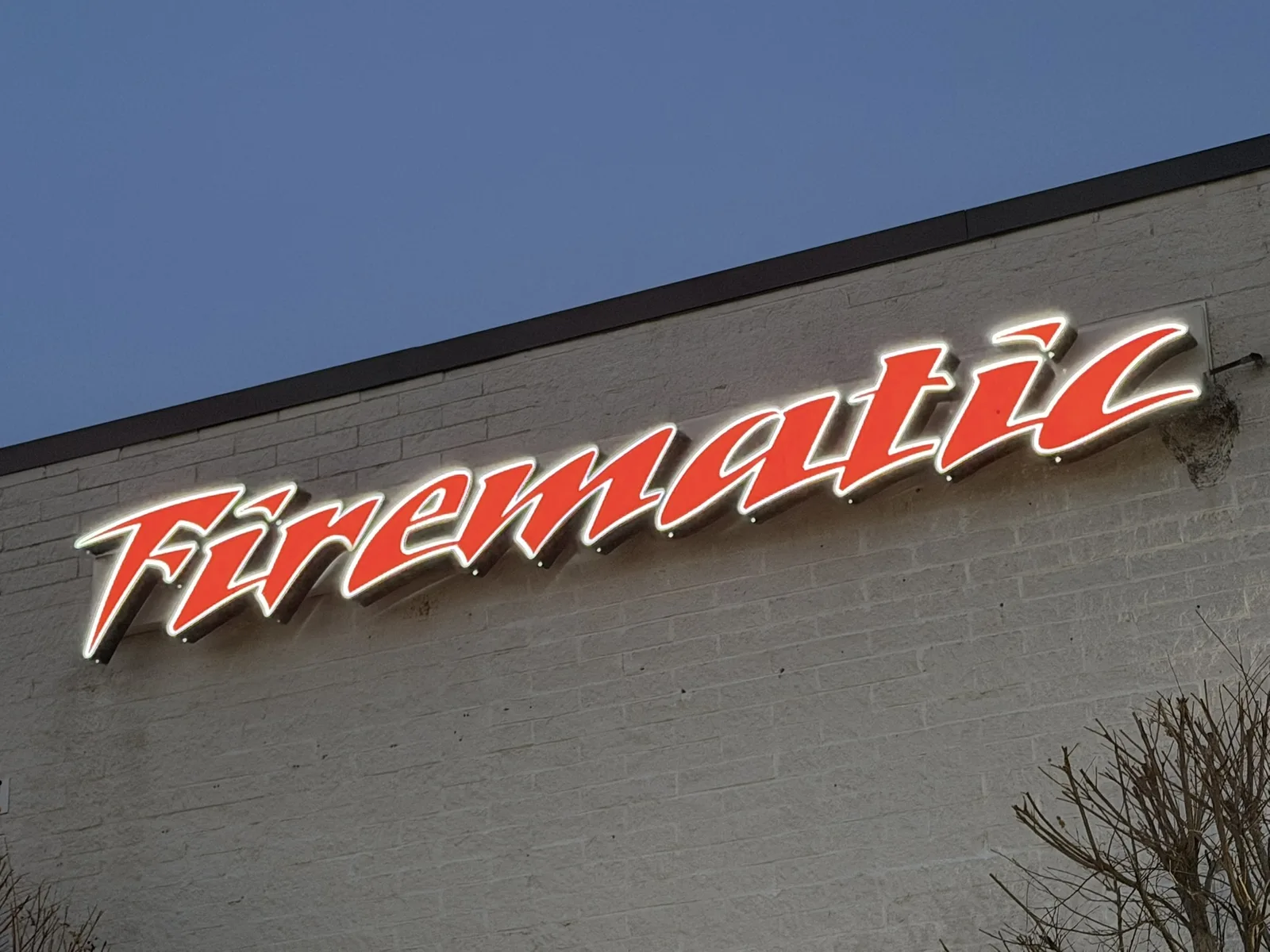 Firematic apparatus service inside the truck shop