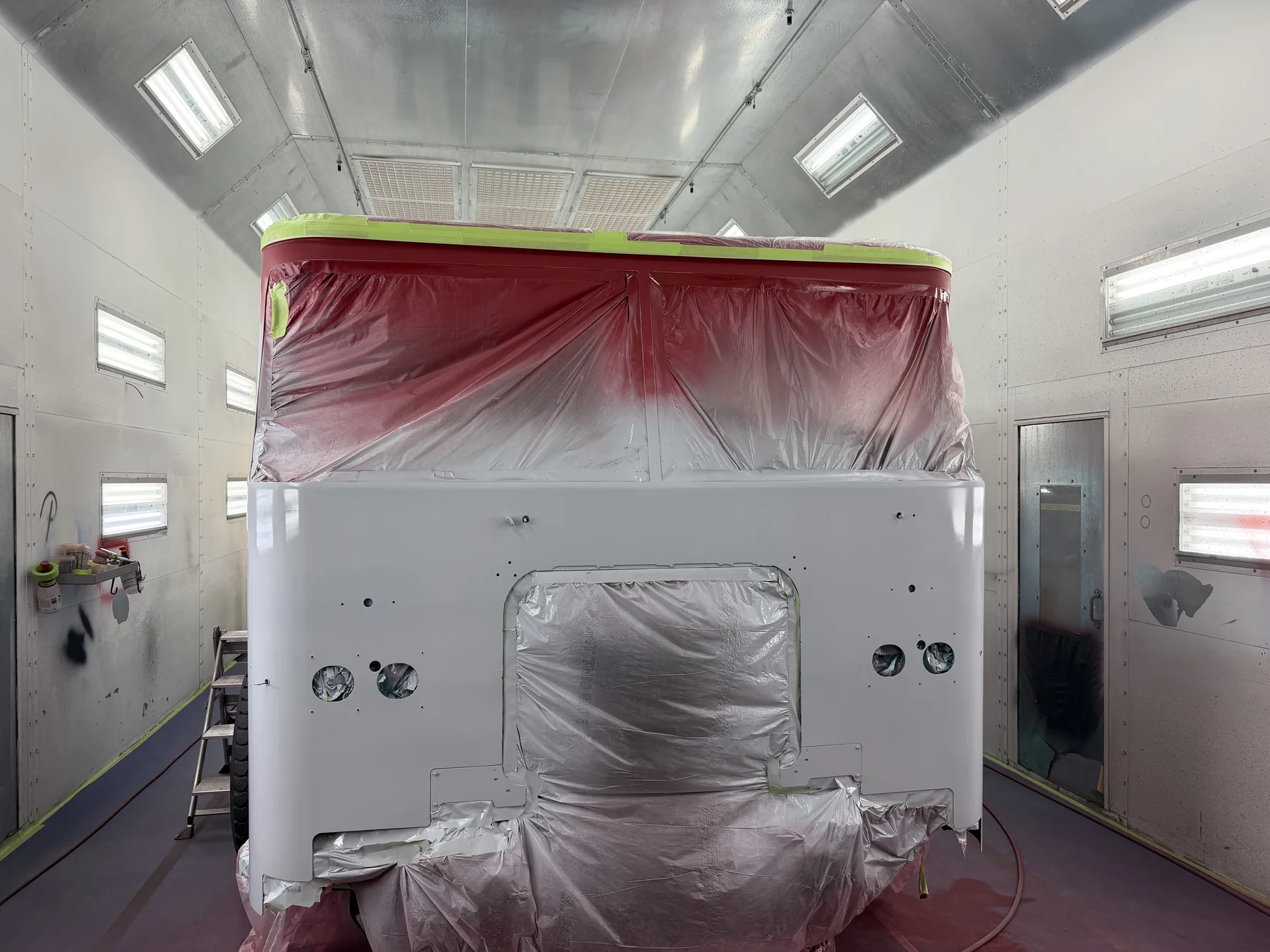 Collision repair paint preparation