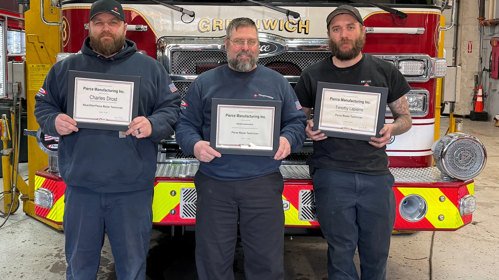 Factory-trained Pierce technicians at Firematic