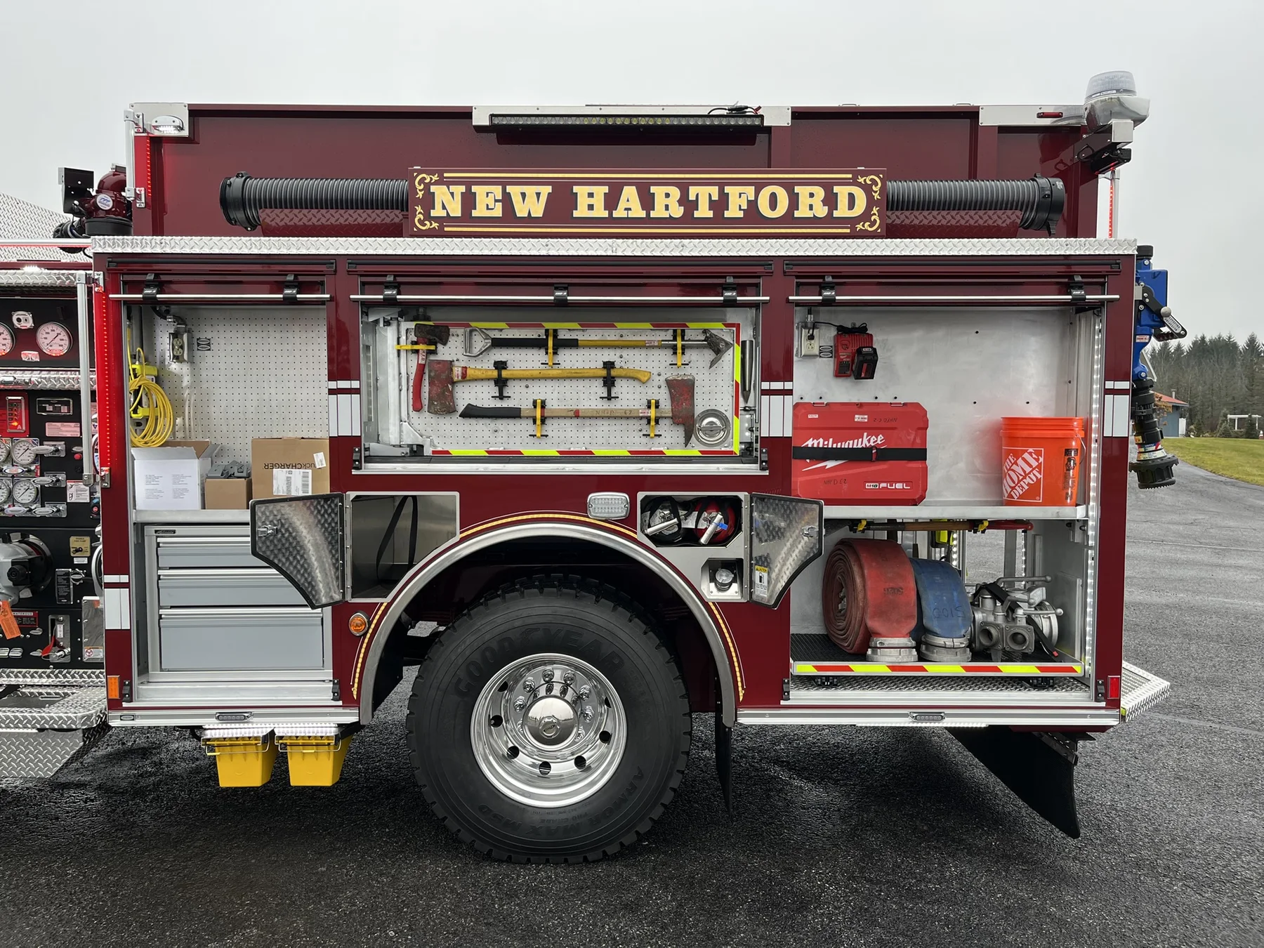 Truck upfitting detail view 7