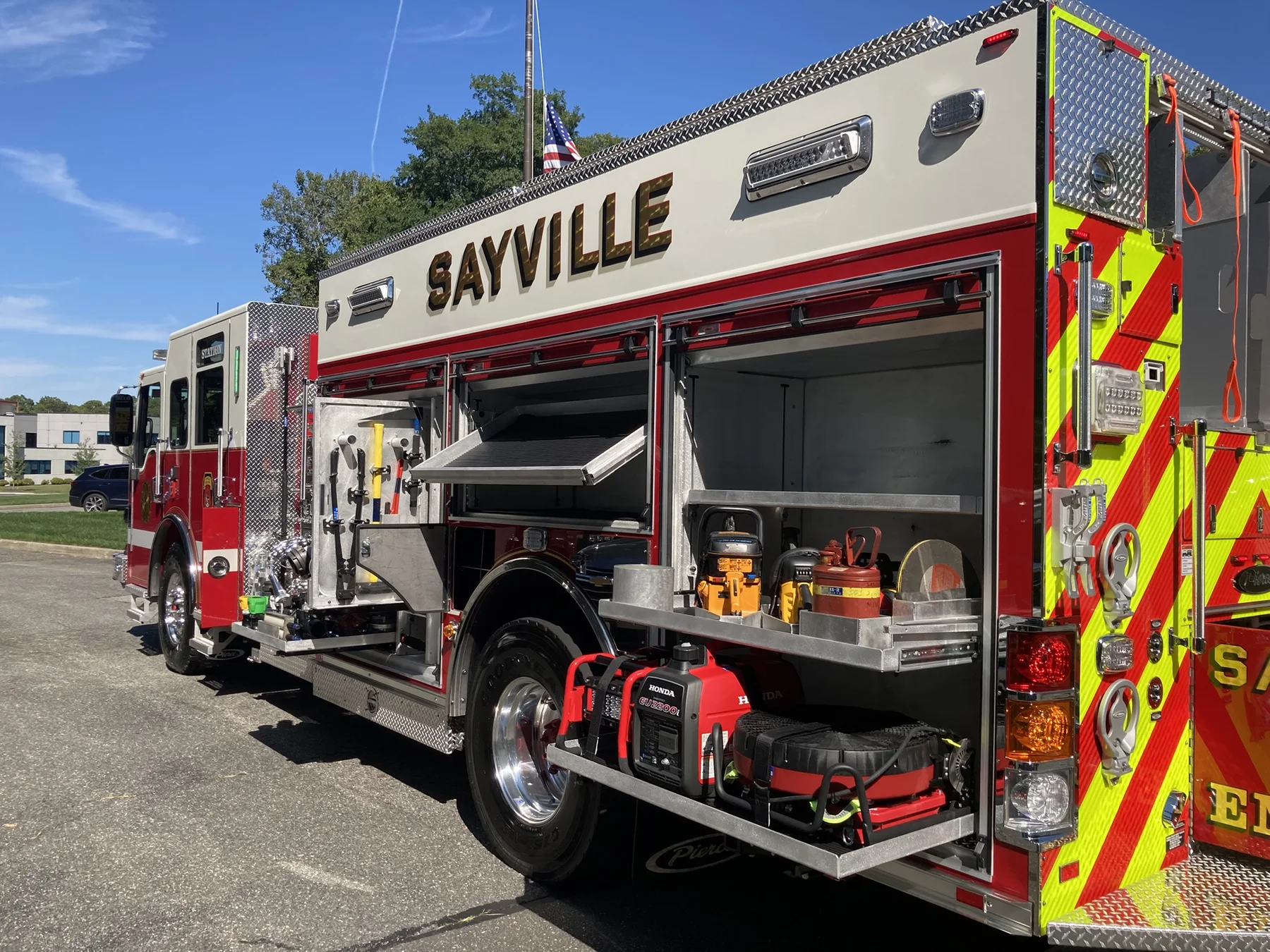 Truck upfitting project in progress