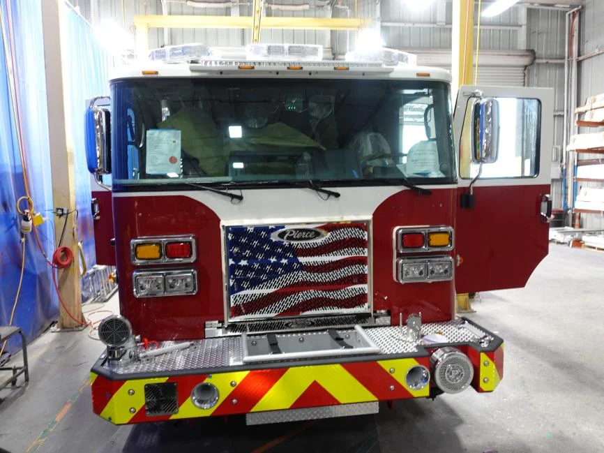 Brighton Fire District, NY truck in production