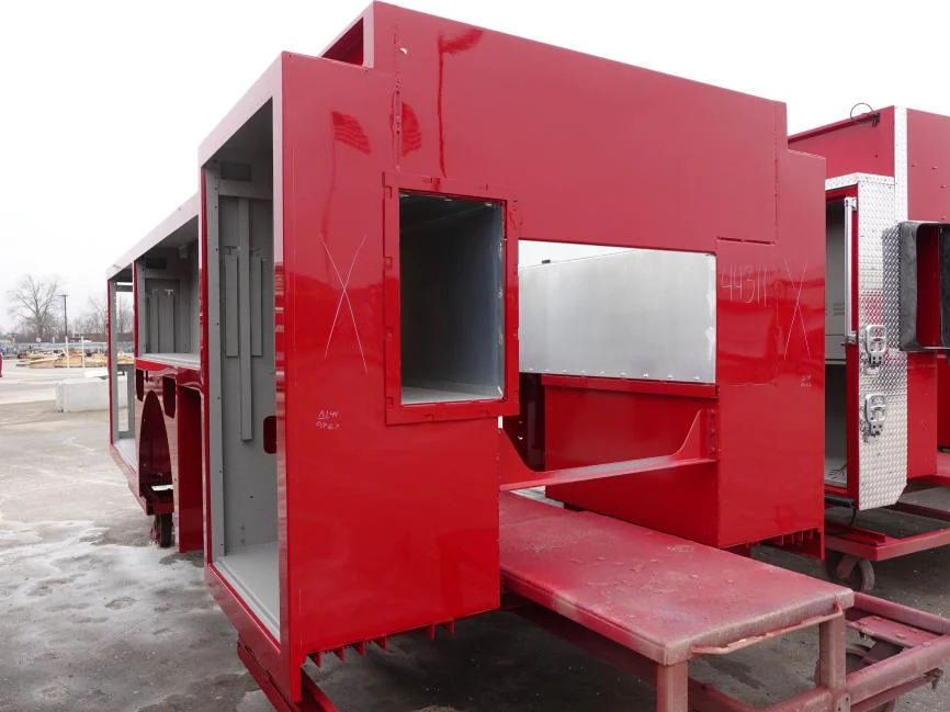 Danbury Fire Department, CT truck in production