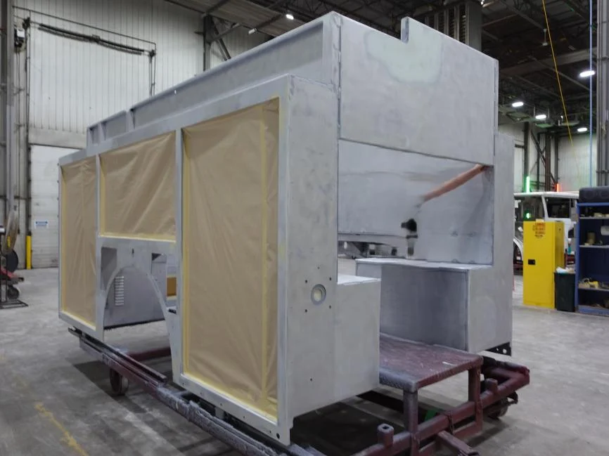 Lake View Fire District, NY truck in production