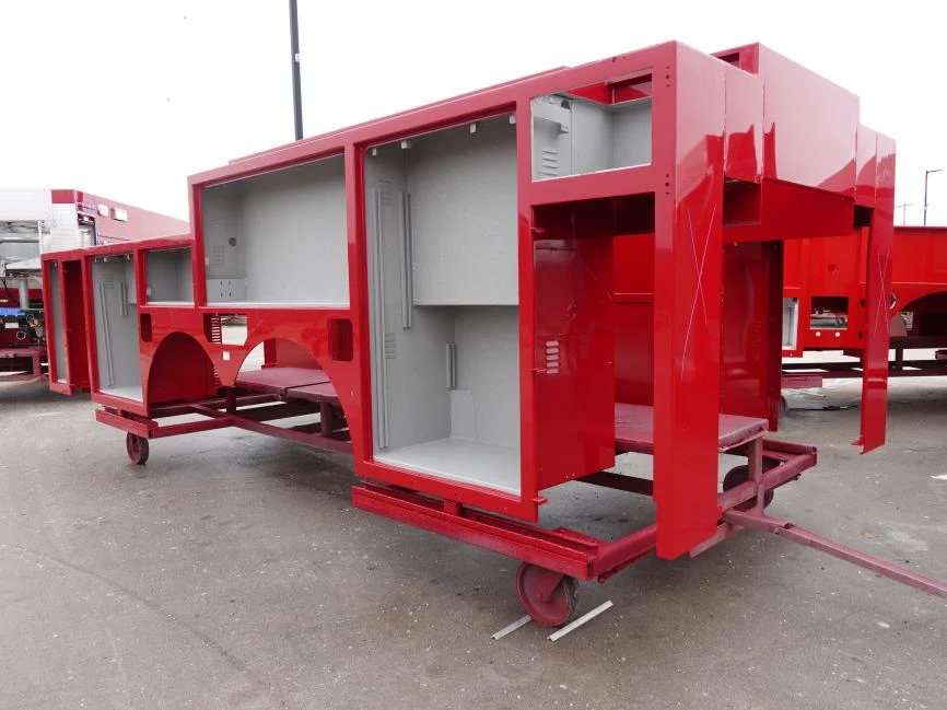 LeRoy Fire District, NY truck in production