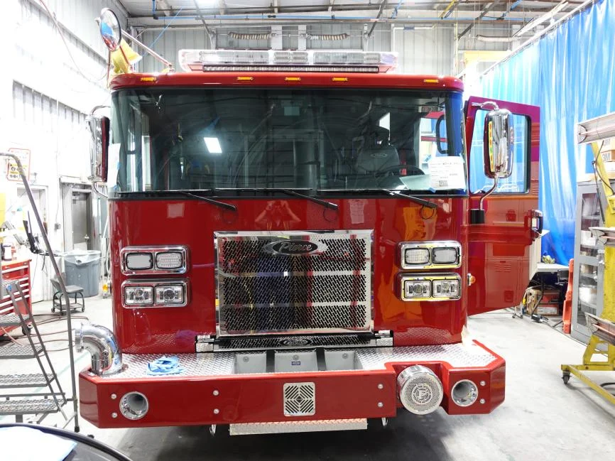 Mount Vernon Fire Department, NY truck in production