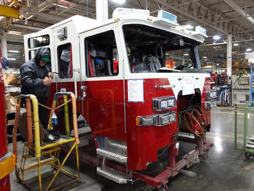 Village of Painted Post Fire Department, NY production progress photo from February 7, 2026 (img-010)