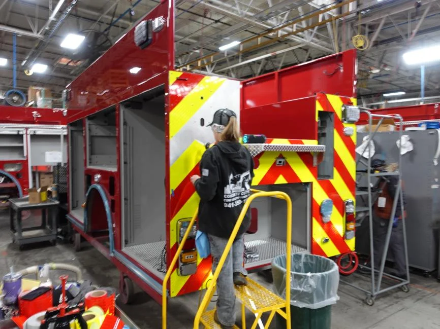 Village of Painted Post Fire Department, NY production progress photo from February 7, 2026 (img-023)