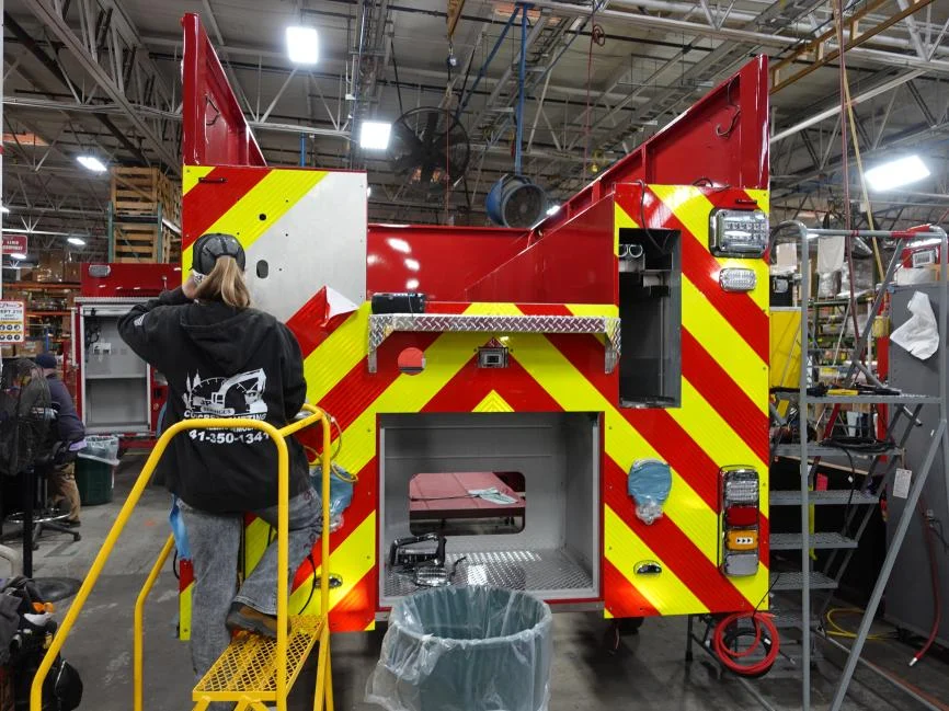 Village of Painted Post Fire Department, NY production progress photo from February 7, 2026 (img-024)