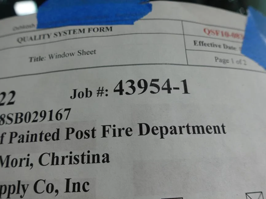 Village of Painted Post Fire Department, NY production progress photo from February 21, 2026 (img-006)