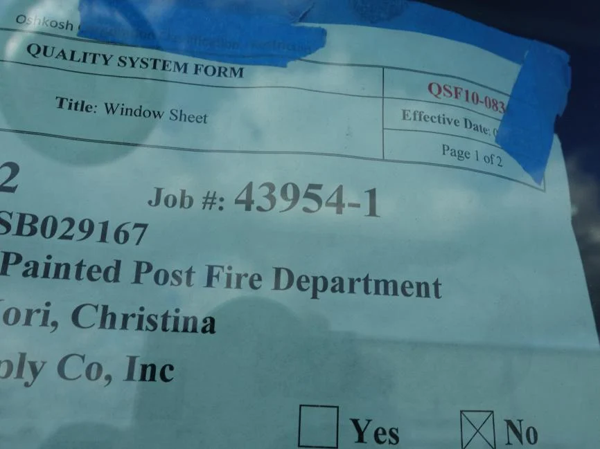 Village of Painted Post Fire Department, NY production progress photo from February 28, 2026 (img-006)