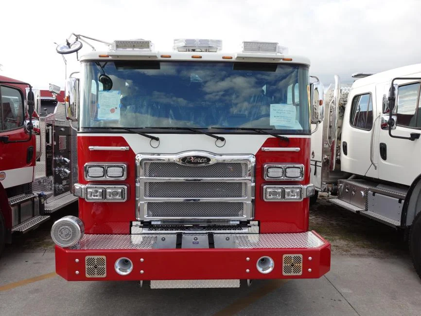 Village of Painted Post Fire Department, NY truck in production