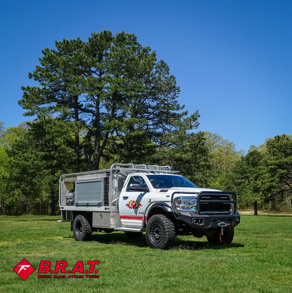 Left side view with rear body and rack rails visible.