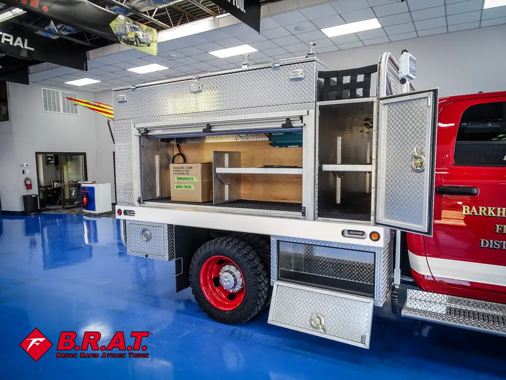 Wide passenger-side view with multiple compartments open.