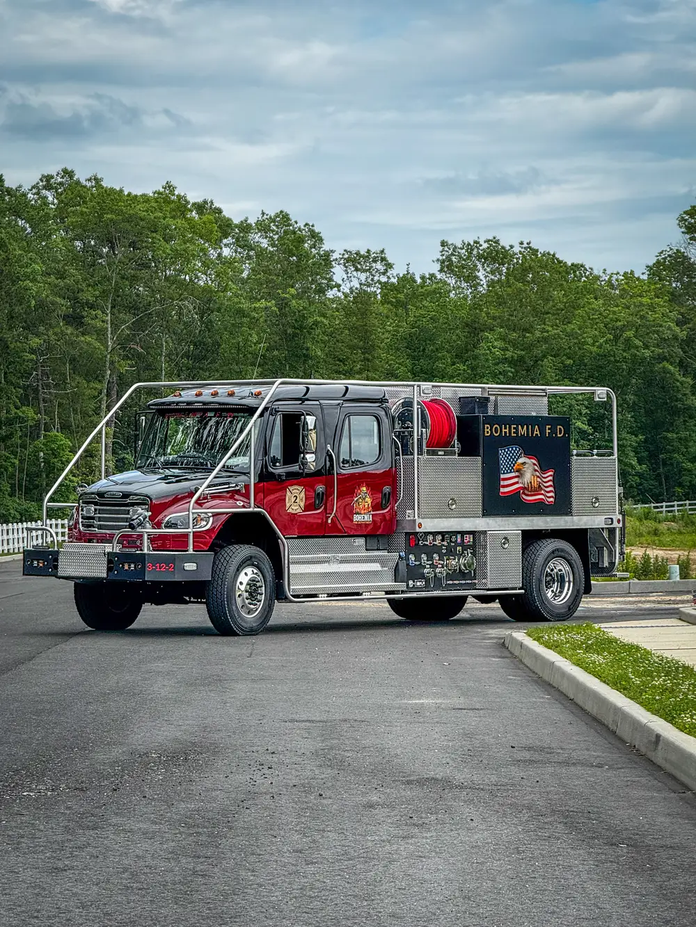 Open compartment interior during fabrication, photo 194 of 303.