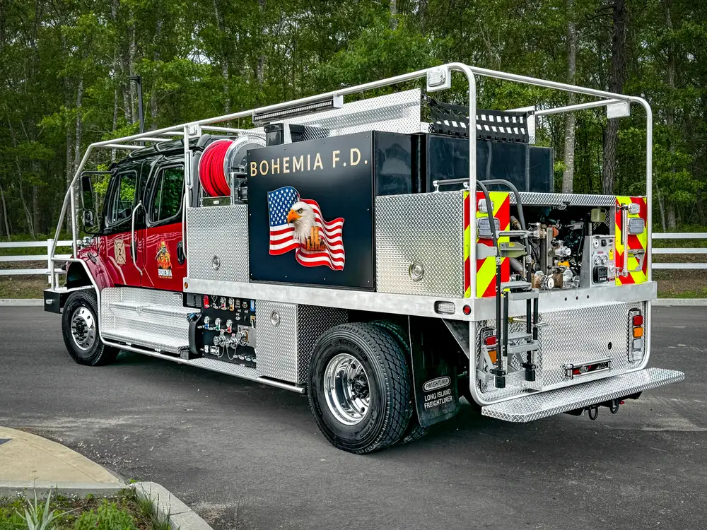 Engine and hose connection hardware detail, photo 199 of 303.
