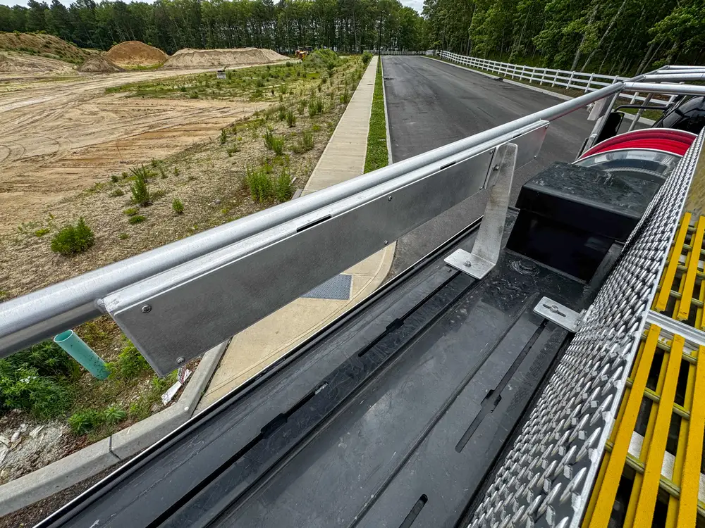 Front bumper and winch assembly close-up, photo 260 of 303.