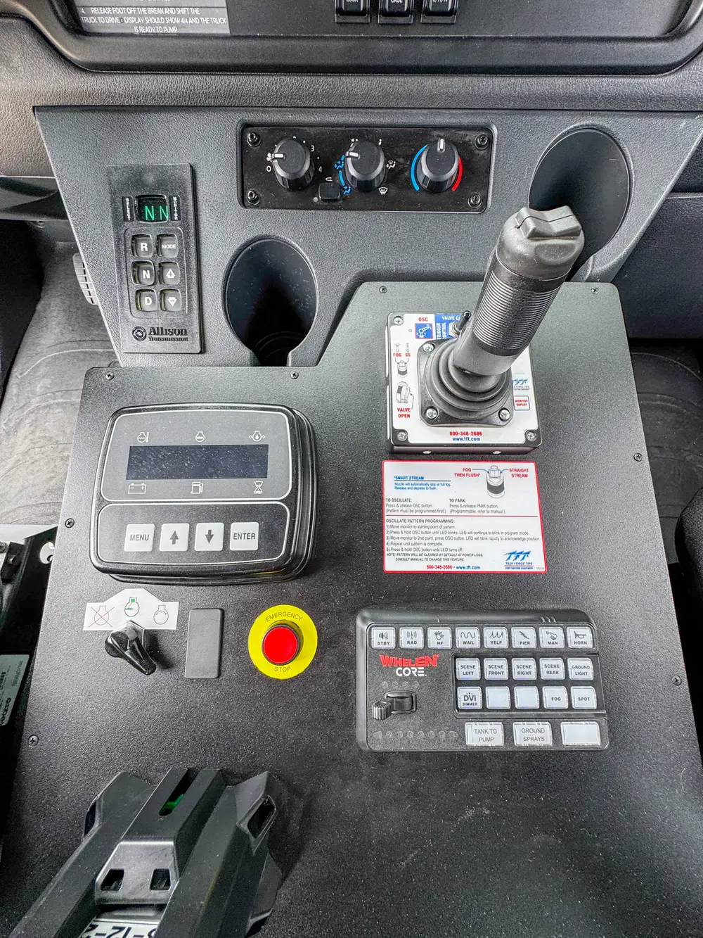 Wheel, tire, and suspension detail on apparatus, photo 288 of 303.
