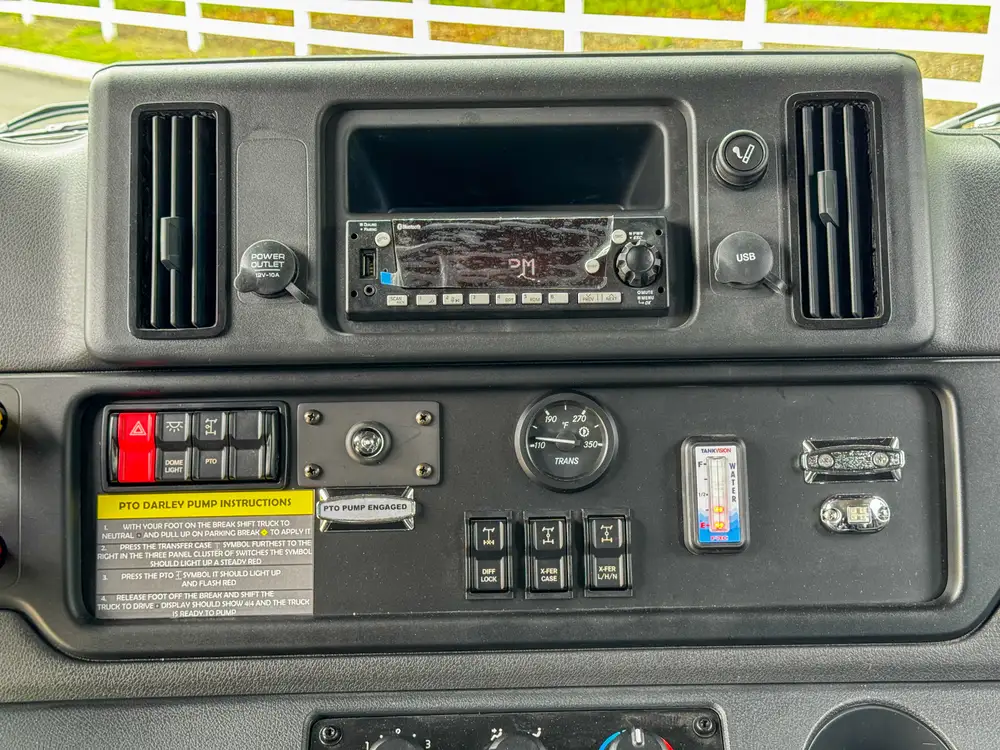 Top deck grate and hose reel detail outdoors, photo 297 of 303.