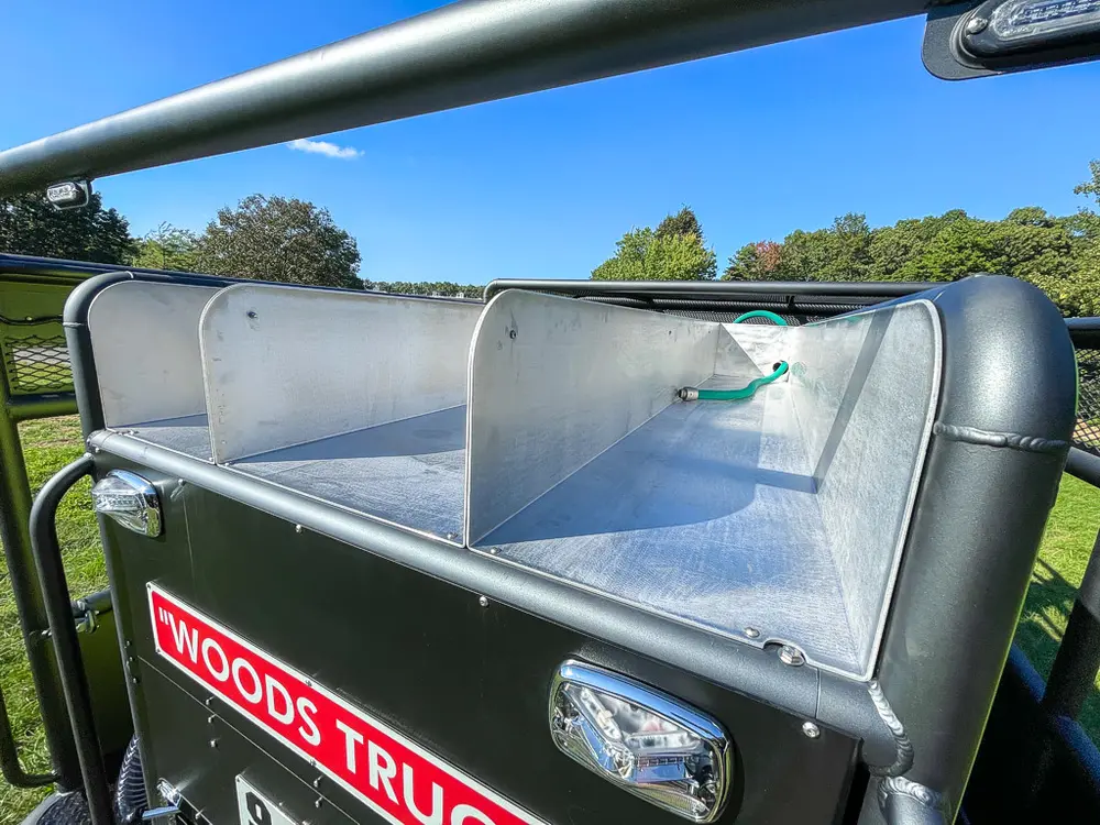 Another angle of top trough with side warning light.