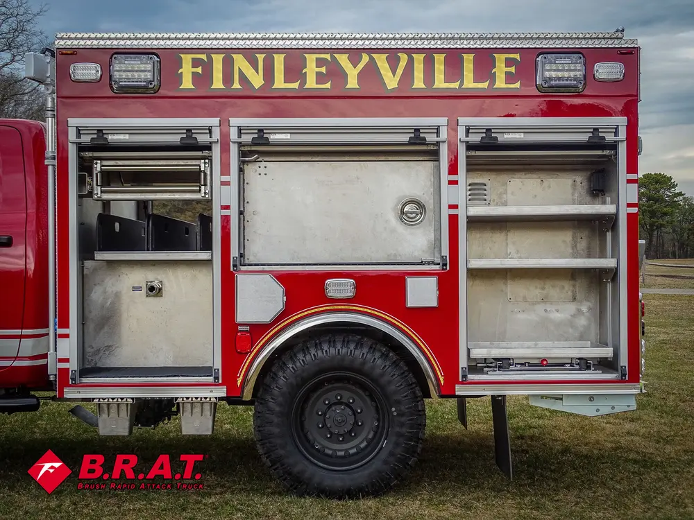 Right-side view with multiple side compartments open.