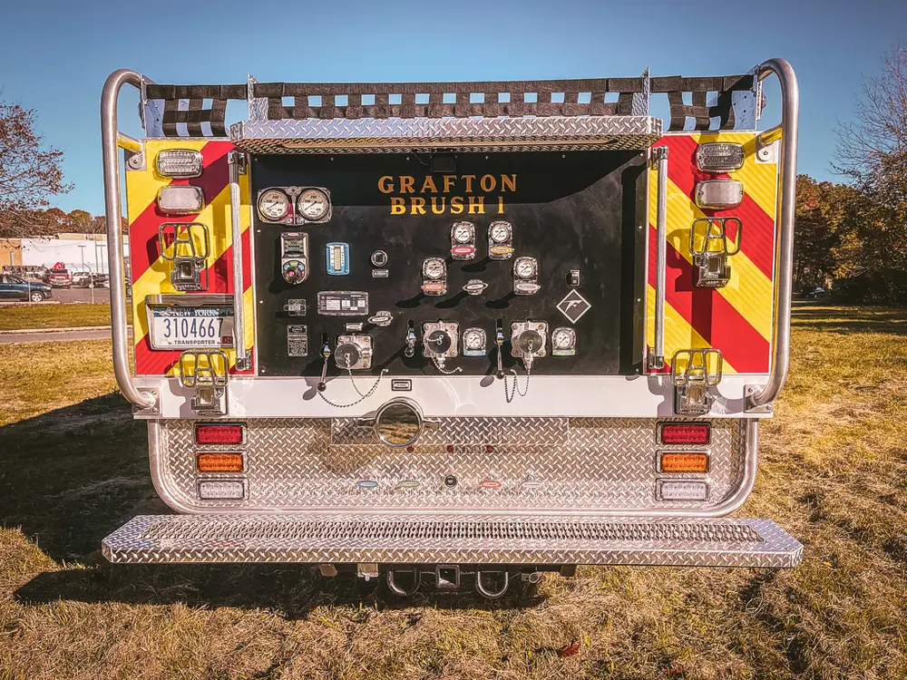 Straight rear pump panel view with controls and gauges.