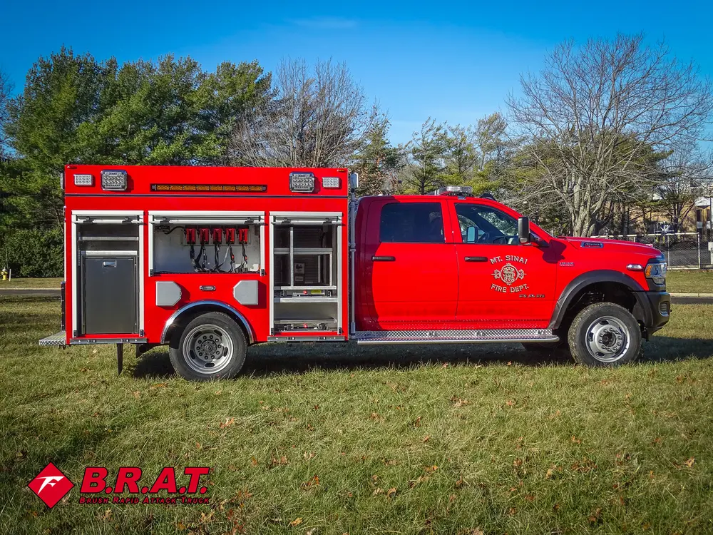 Right-side profile with multiple compartments open and trays extended.