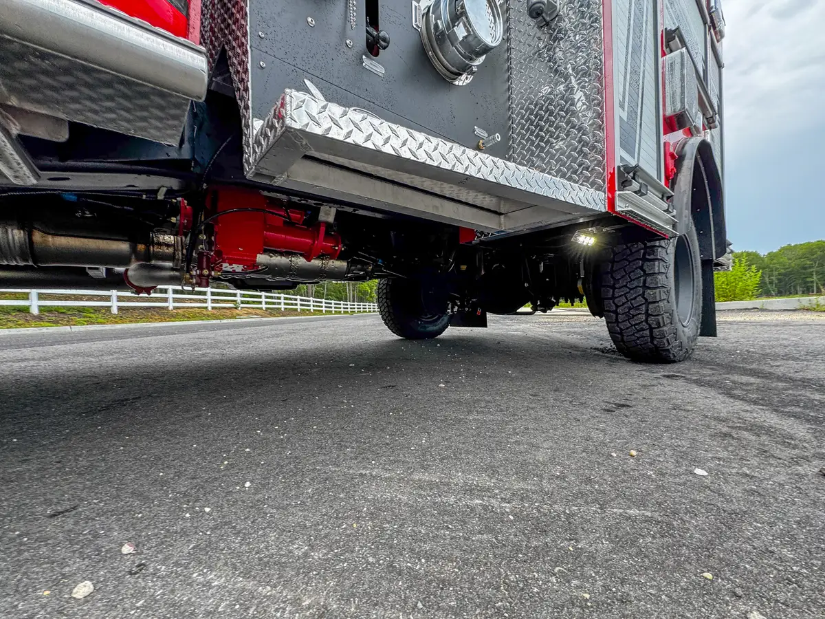 Hose connection and valve hardware detail, photo 18 of 179.