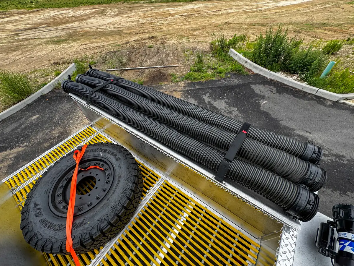 Hose connection and valve hardware detail, photo 38 of 179.