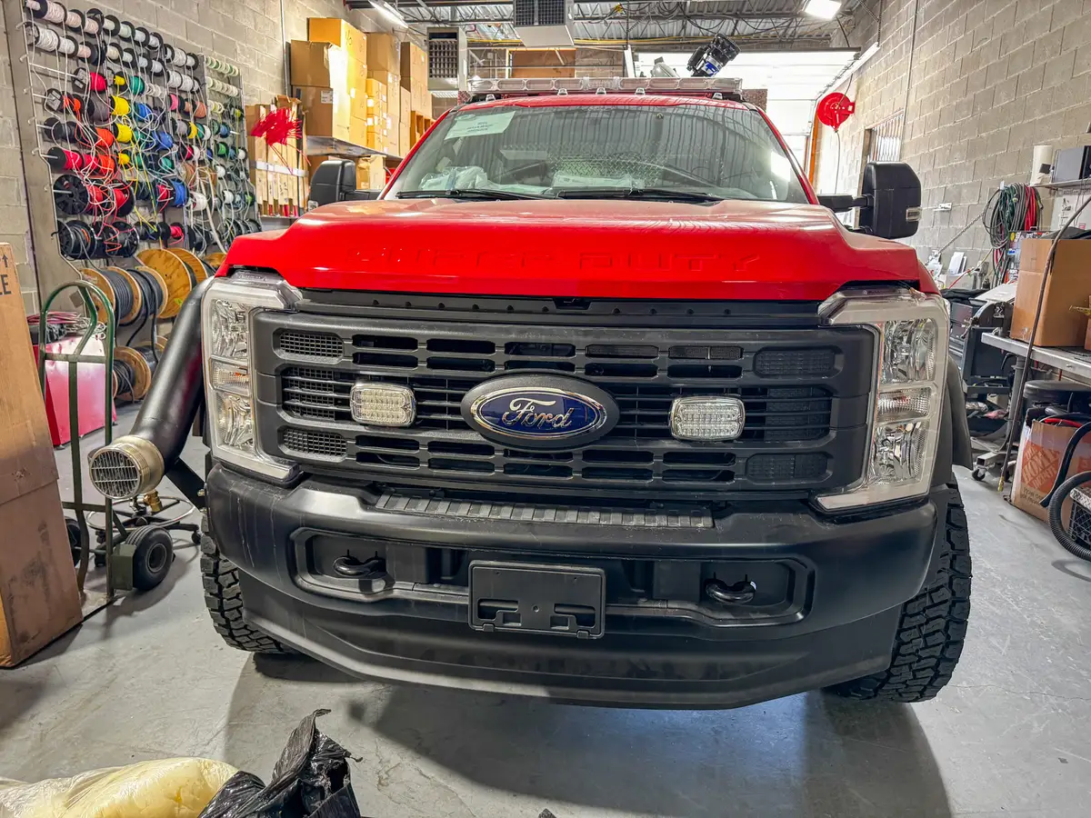 Body panels staged in production area, photo 78 of 179.