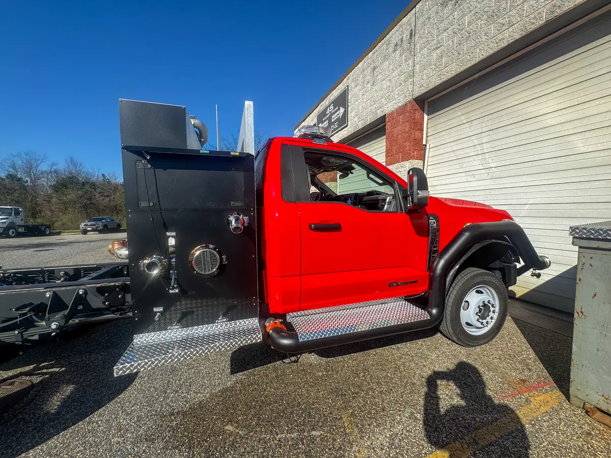 Open compartment with unfinished interior surfaces, photo 99 of 179.