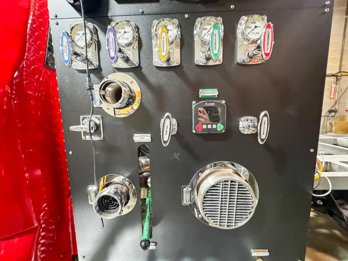 Body panels staged in production area, photo 118 of 179.