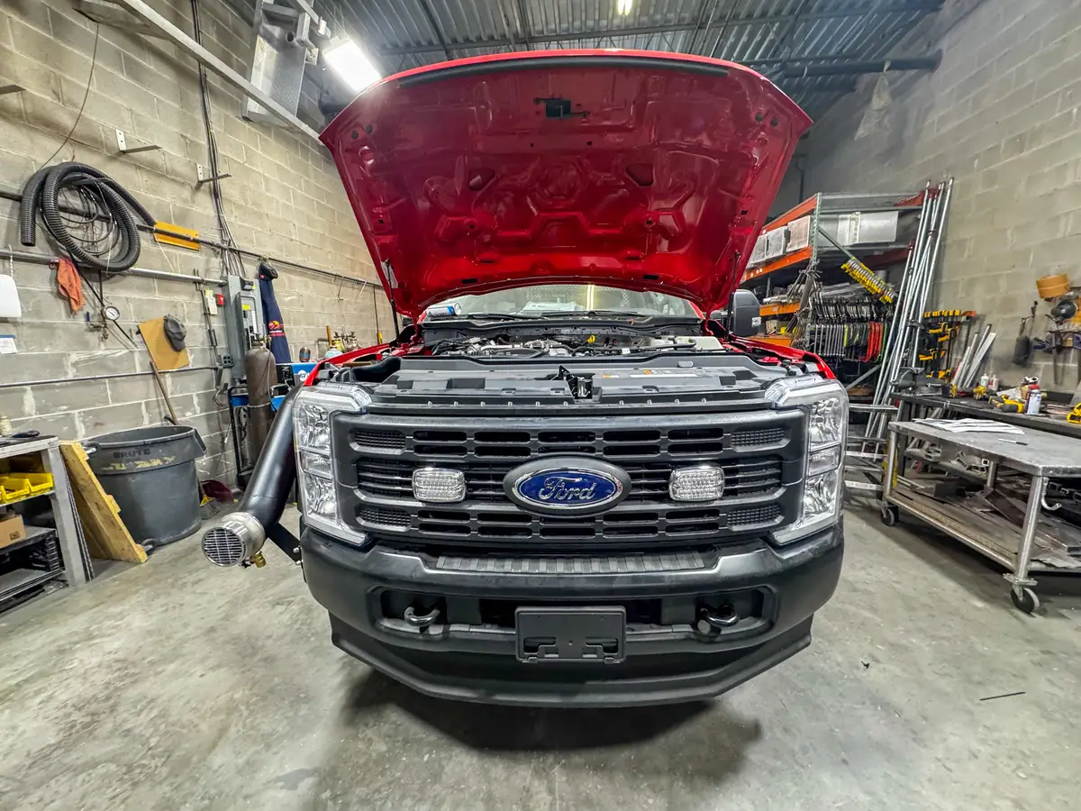 Open compartment with unfinished interior surfaces, photo 129 of 179.