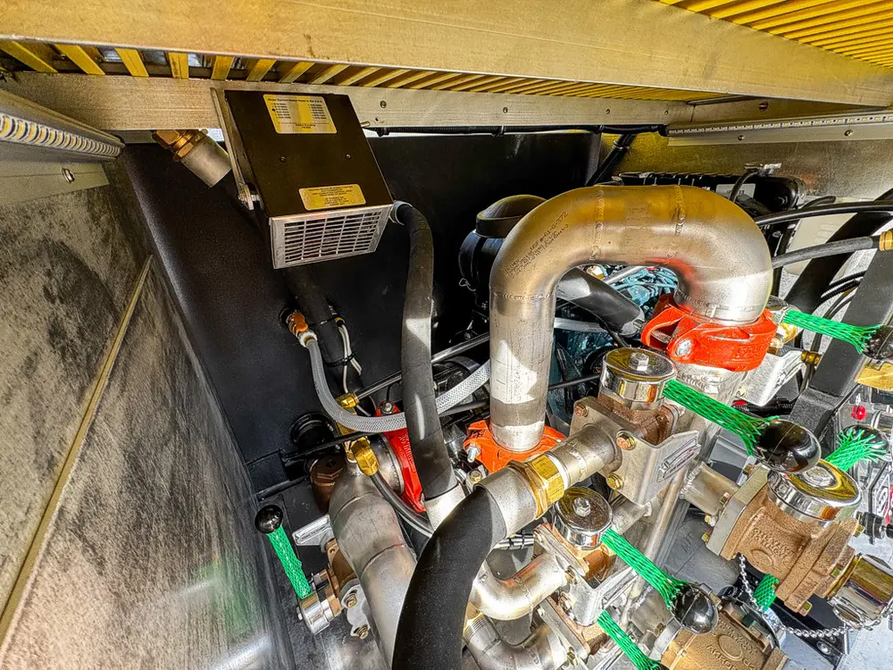 Red brush truck exterior or equipment detail, photo 60 of 97.