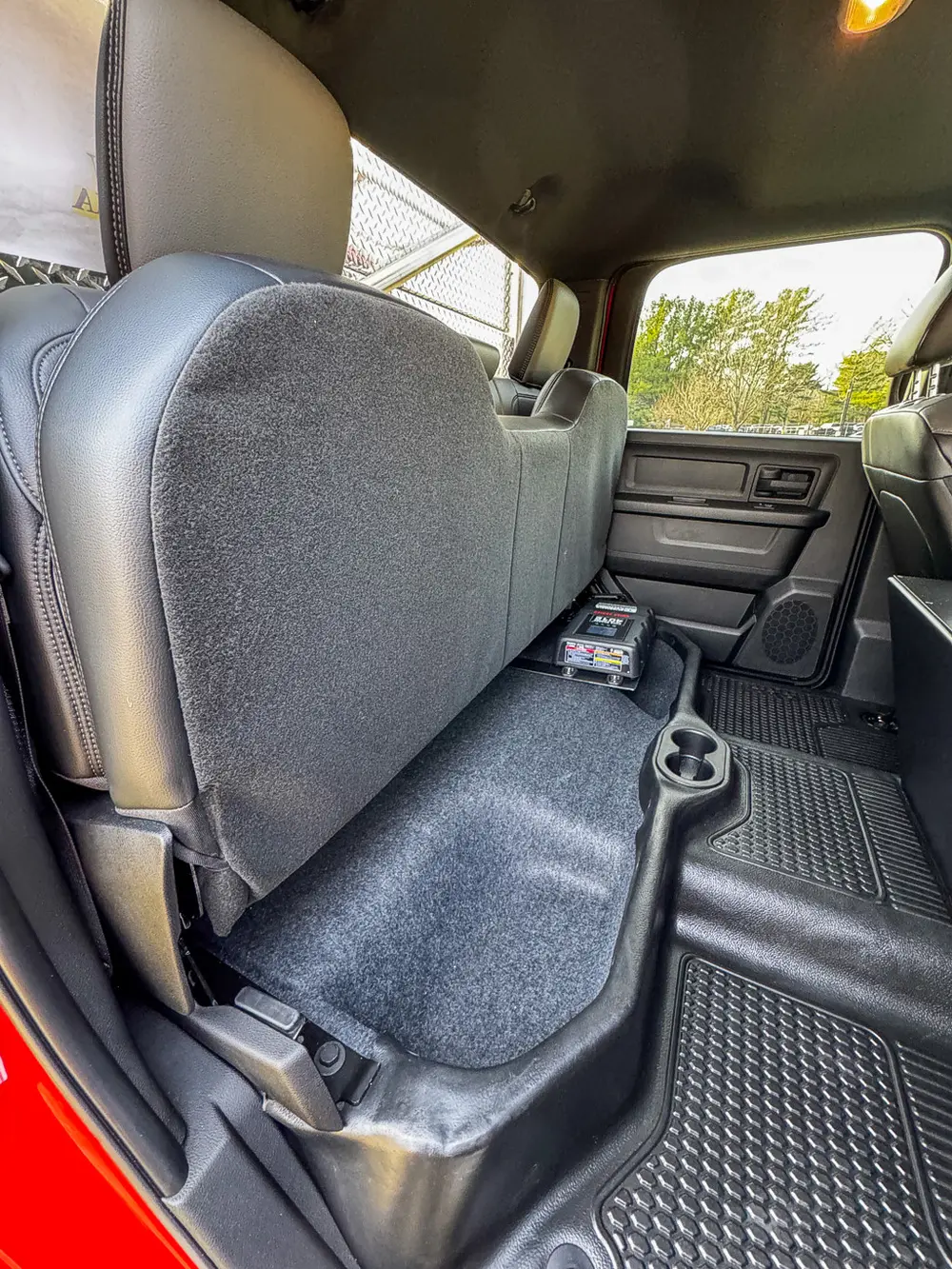Red brush truck exterior or equipment detail, photo 89 of 97.