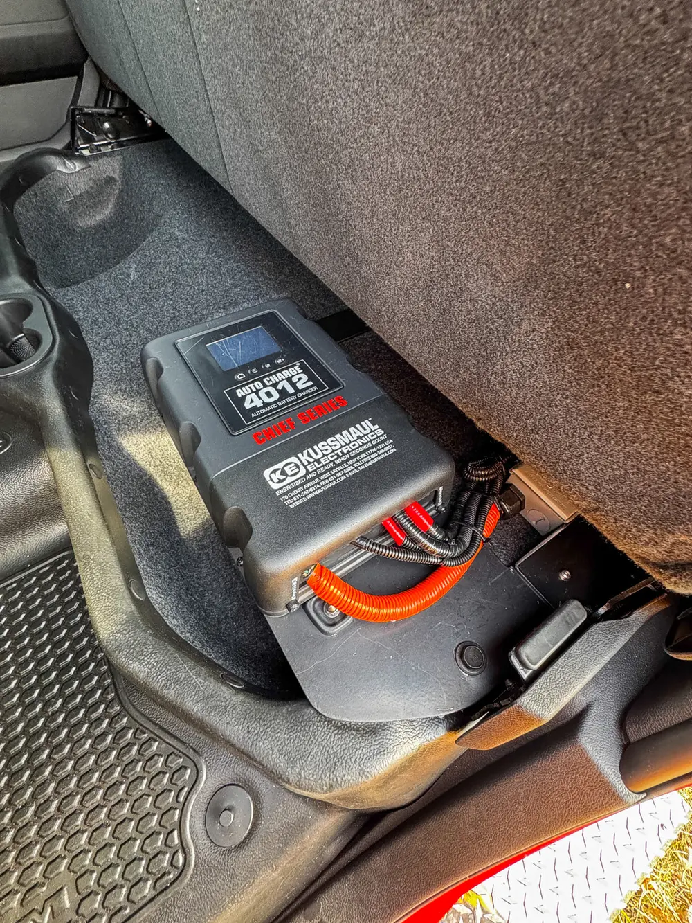 Red brush truck exterior or equipment detail, photo 90 of 97.